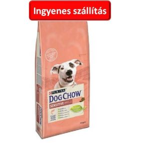   Dog Chow Sensitive lazachússal 14kg. Maximum 2zsák rendelhető