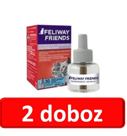 2 darab : Feliway Friends utántöltő folyadék 48ml ( csak utántöltö , nincsen készülék )