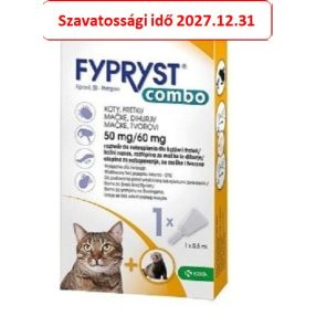   Black Friday : Fypryst Combo Spot-On macskák és vadászgörények számára külső élősködők ellen (0,5 ml) , ( Fipromax helyett )