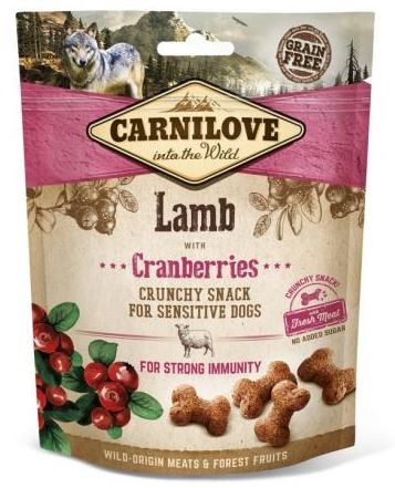 Carnilove Dog Lamb & Cranberries- Bárány Hússal és Vörös Áfonyával 200g