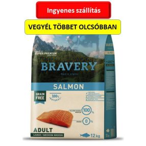 Bravery Salmon Adult Large/Medium Breeds 12 kg Hypoallergén
