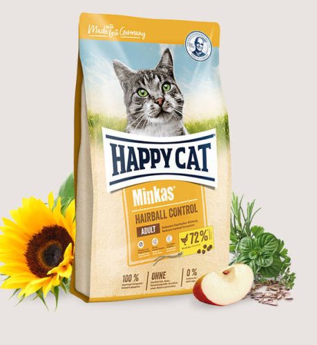 Happy Cat minkas hairball cicaeledel 10kg. Szörlabda elleni védelemmel.