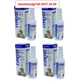   4darab : Fypryst spray kullancsok és bolhák ellen 100ml.( 2,5mg/ml fipronil) kutyára és macskára