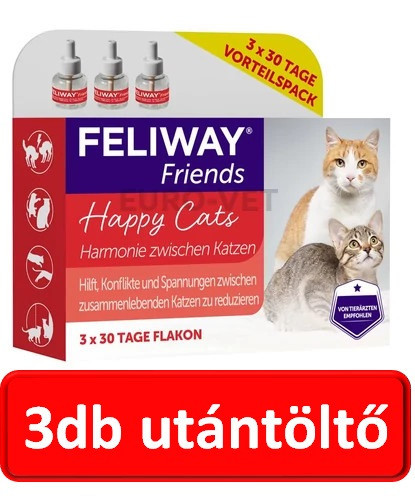 Nagy csomag :Feliway Friends utántöltő folyadék 3x48ml ( csak utántöltö , nincsen készülék )