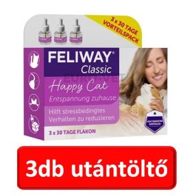   Nagy csomag : Feliway Classic utántöltő 3x48 ml, ( utántöltő , elektromos készüléket nem tartalmaz )