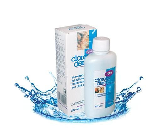  Clorexyderm Forte sampon 200 ml kutyáknak és macskáknak