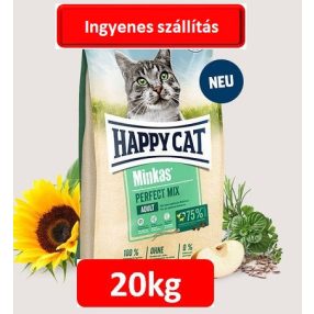   Happy Cat Medium Minkas mix ( bárány,csirke,hal) 10+10=20 kg 