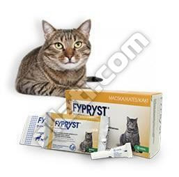 Fypryst  0,5 ml macska 1 pipetta  Hatóanyag: Fipronil  , Internettes rendelés esetén .