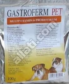 3db-tól : Gastroferm Pet probiotikum és vitamin por 100 gr. kutyáknak