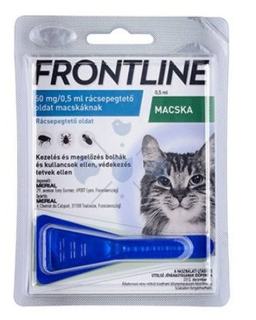 3db-tól :  Frontline Spot-on macskák részére ,3-as léptetéssel növelhető ( Ez nem a combo , hanem az alap tipus)