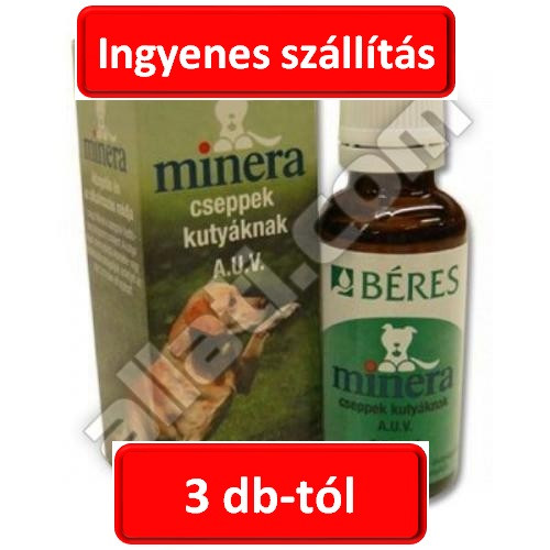 3db-tól : Béres Minera csepp kutyáknak 30ml ,