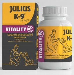 Julius K-9 (K9) Vitality tabletta 60db Termék szavatosság : 2024.08.01 , BiogenicPet helyett ajánljuk